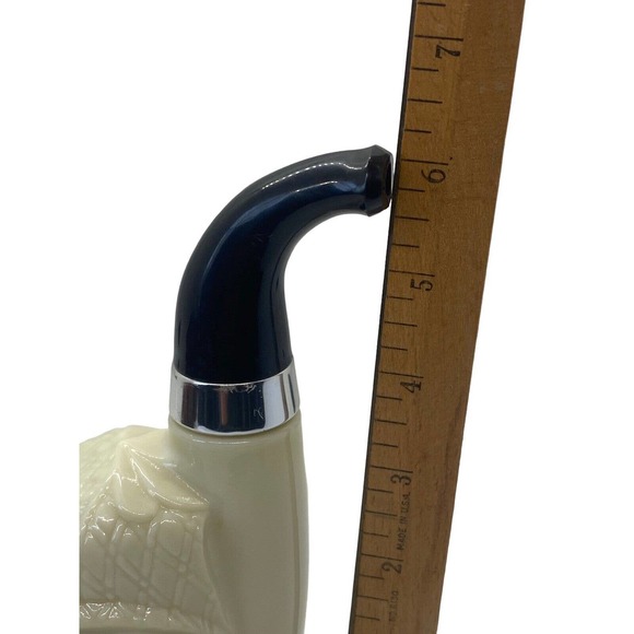Vintage Sherlock Holmes Bulldog Pipe Avon Cologne Bottle Decanter (Empty) - Picture 3 of 10